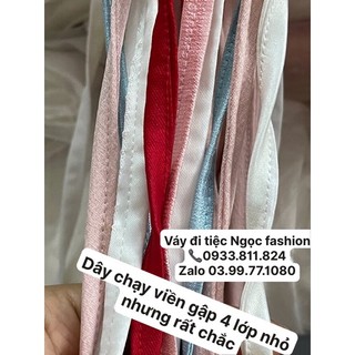 Dây rút váy cưới váy đi bàn, dây đan sau lưng váy đủ màu- dài từ 1mét đến 4mét