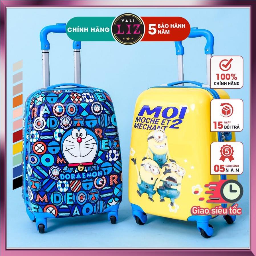 Vali kéo du lịch cho bé in 2 mặt hàng loại 1 đủ mẫu mới nhất thích hợp với trẻ em bé trai và gái