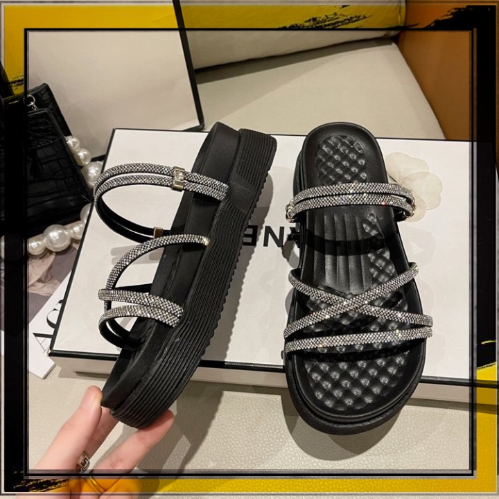 ♥ SHOES ♥ Dép nữ đính đá hàng cao cấp chuẩn loại 1 nữ tính nhẹ nhàng đơn giản đẹp mẫu mới cực xinh dễ phối đồ siêu rẻ