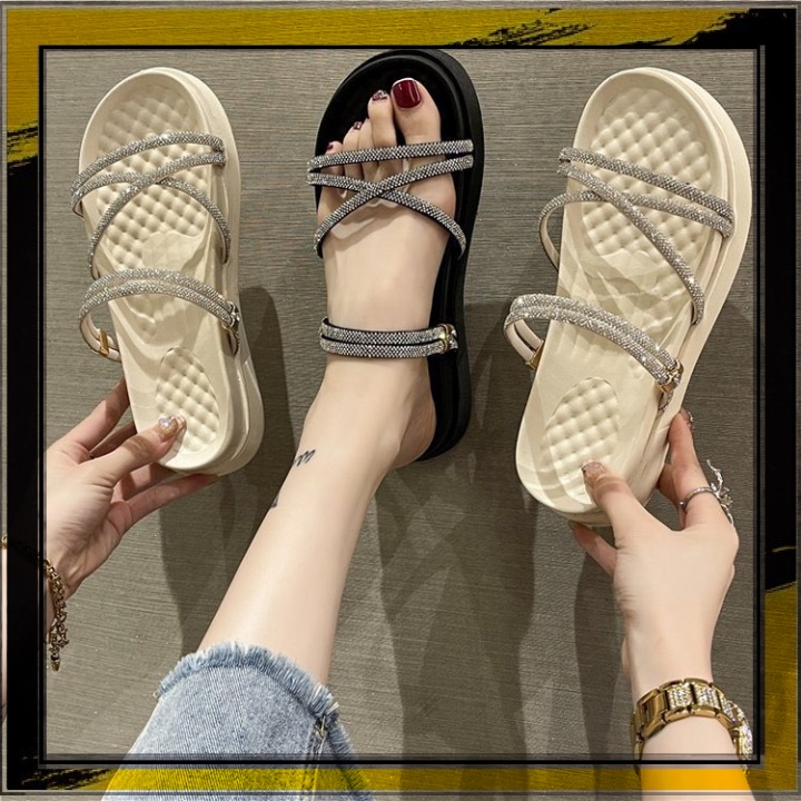 ♥ SHOES ♥ Dép nữ đính đá hàng cao cấp chuẩn loại 1 nữ tính nhẹ nhàng đơn giản đẹp mẫu mới cực xinh đi học đi chơi đi làm