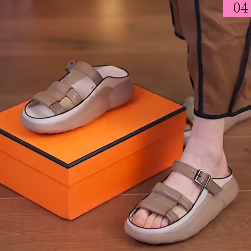 Dép Sandal Đế Dày Chống Trượt Thời Trang Mùa Hè Dành Cho Nữ