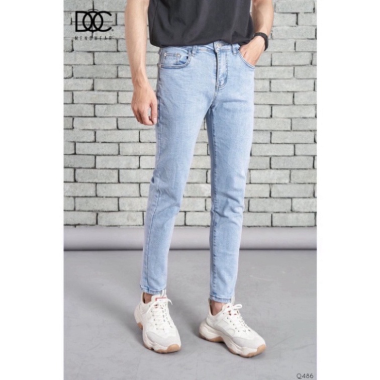 Quần Jean Nam blue color da trời da trời giãn nở Ôm From Tôn Dáng Chuẩn, quần jeans Nam trang điểm thời thượng a32 a124 | BigBuy360 - bigbuy360.vn