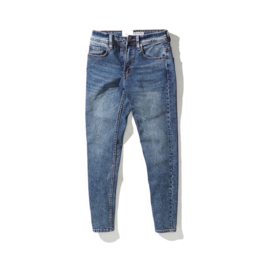 Quần Jean Nam Ống Đứng Trơn màu xanh da trời 698 Đậm From Skinny Dáng Chuẩn a256 a32 a124 d32 | BigBuy360 - bigbuy360.vn