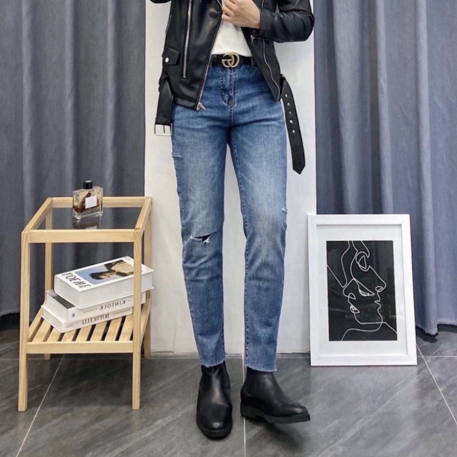 Quần Jean Dài Nam Xanh Rách Chất Bò vững chắc thời thượng From Dáng Skinny đẹp ấn tượng  a256 a32 a124 d32 | BigBuy360 - bigbuy360.vn