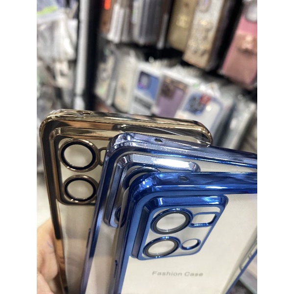 Ốp lưng Oppo Reno 7 4G/Reno 8 4G dẻo viền xi màu lưng trong có bảo vệ camera