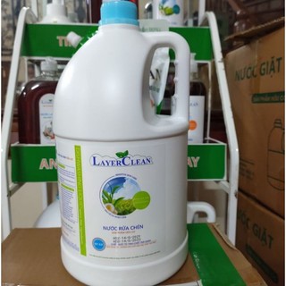  Nước rửa chén bát hữu cơ nước rửa bình sữa LayerClean hương Hồng 5L 
