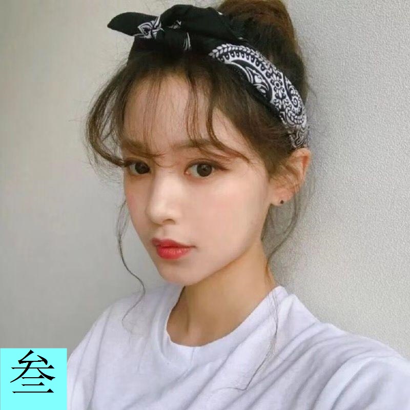Khăn Vuông Cài Đầu Thể Thao Hip Hop Đường Phố Hipster Hàn Quốc Cổ Điển Hình Hoa Cho Nam Và Nữ
