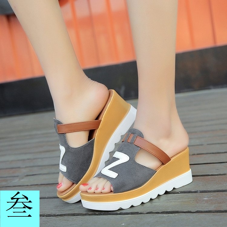 Giày Sandal Da Đế Xuồng Hở Mũi Thời Trang Mùa Hè Dành Cho Nữ