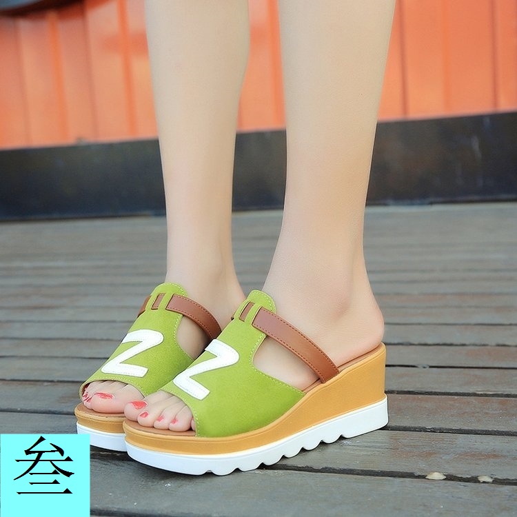 Giày Sandal Da Đế Xuồng Hở Mũi Thời Trang Mùa Hè Dành Cho Nữ
