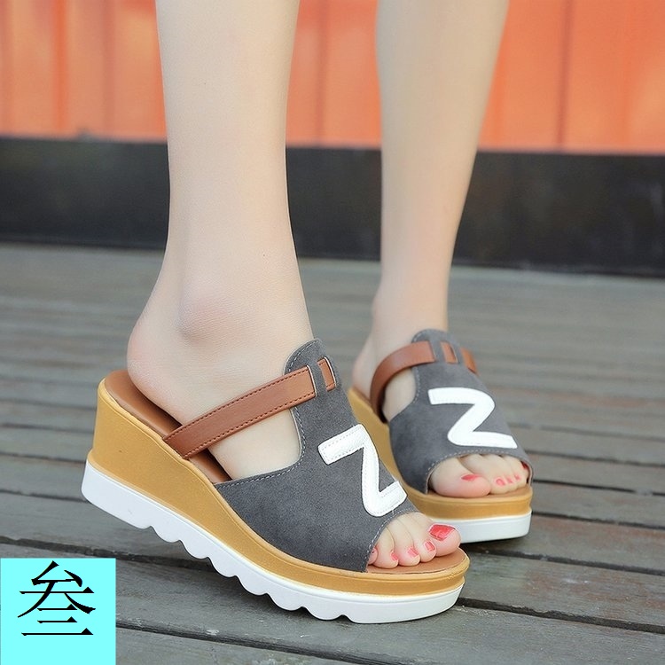 Giày Sandal Da Đế Xuồng Hở Mũi Thời Trang Mùa Hè Dành Cho Nữ