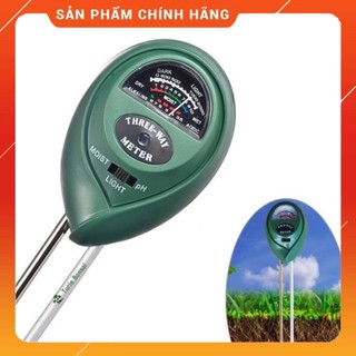 Máy đo, dụng cụ đo độ PH đất 3 trong 1 tròn