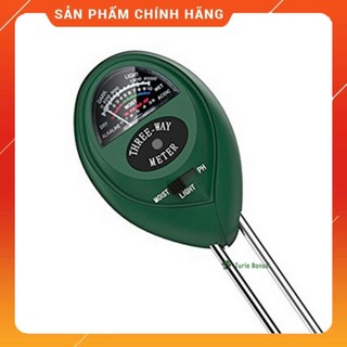 Máy đo, dụng cụ đo độ PH đất 3 trong 1 tròn