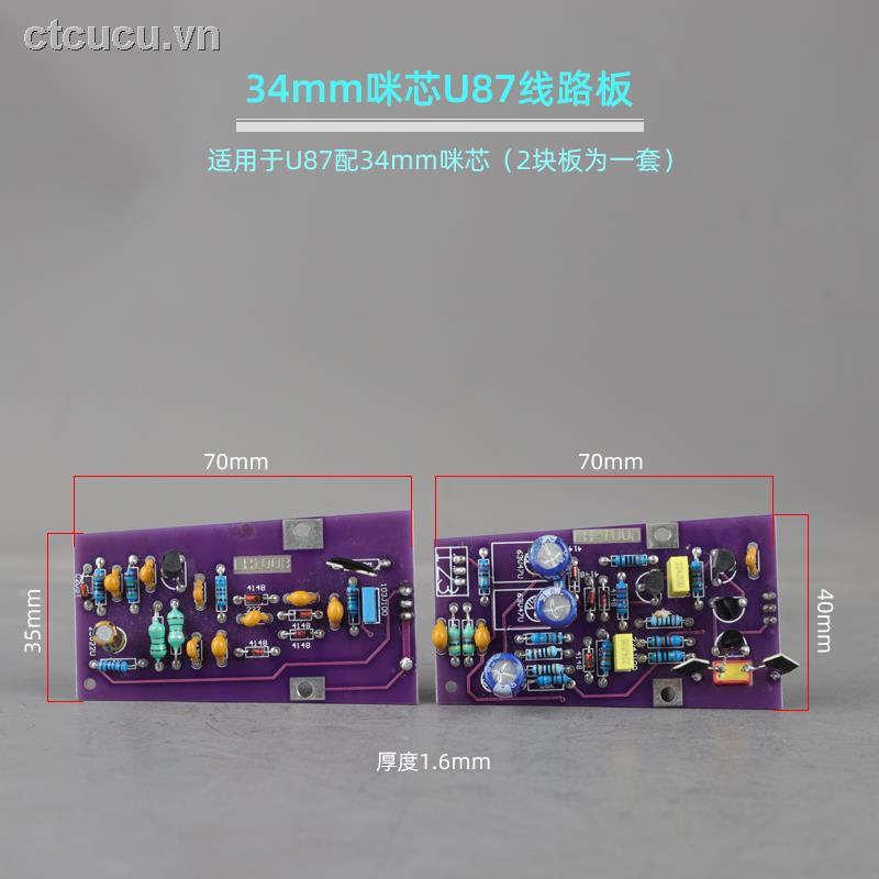 Bảng Mạch Micro U87 103 107 240 48V Thay Thế Chuyên Dụng