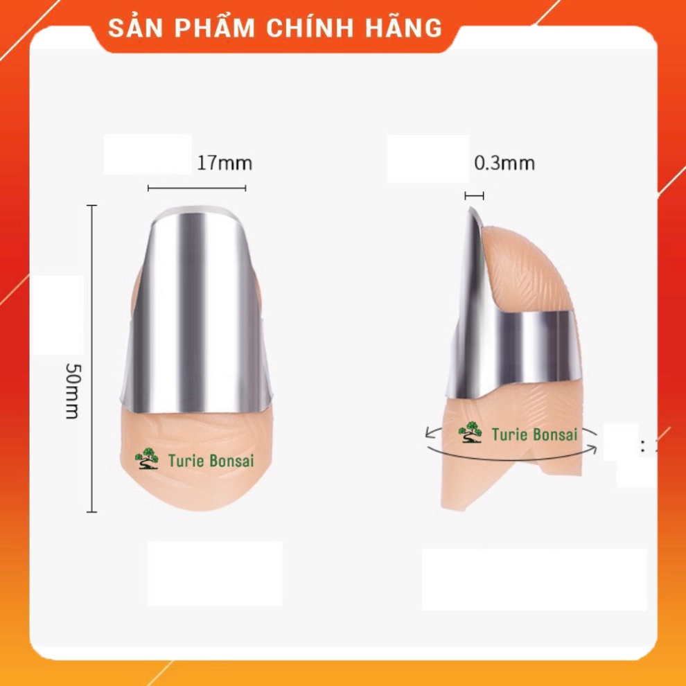 Bộ móng tay ngắt rau hái rau thu hoạch mùa màng bảo vệ ngón tay