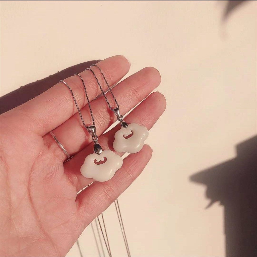 Vòng cổ Bạc 925 Mặt Ổ Khóa An Toàn Phong Cách Hàn Quốc Đơn Giản Cho Nữ