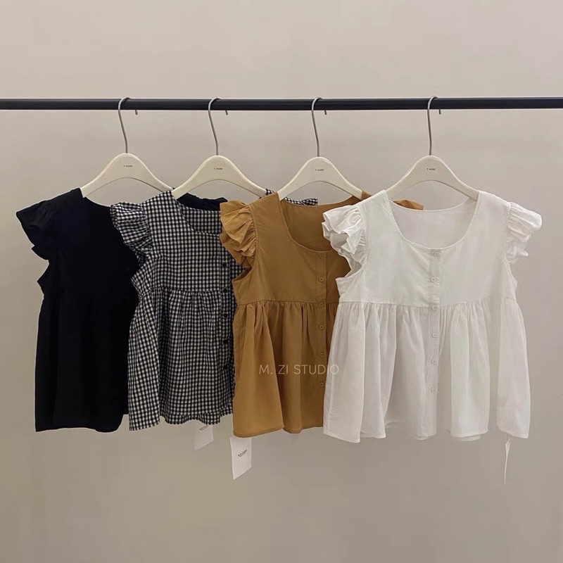 Áo babydoll sát nách chất thô mát