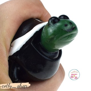 Móc khoá rùa bóp thụt đầu Móc khóa tô điểm hình chú rùa bóp giải phóng căng thẳng