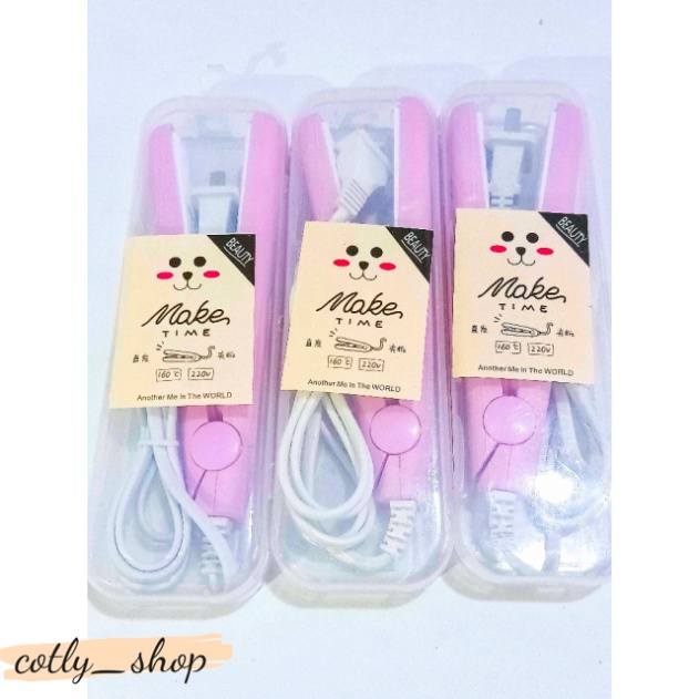 Máy dập xù máy tạo nếp tóc mini tiện nghi Đi Phượt hàng chuẩn đẹp máy là tóc máy làm xoăn