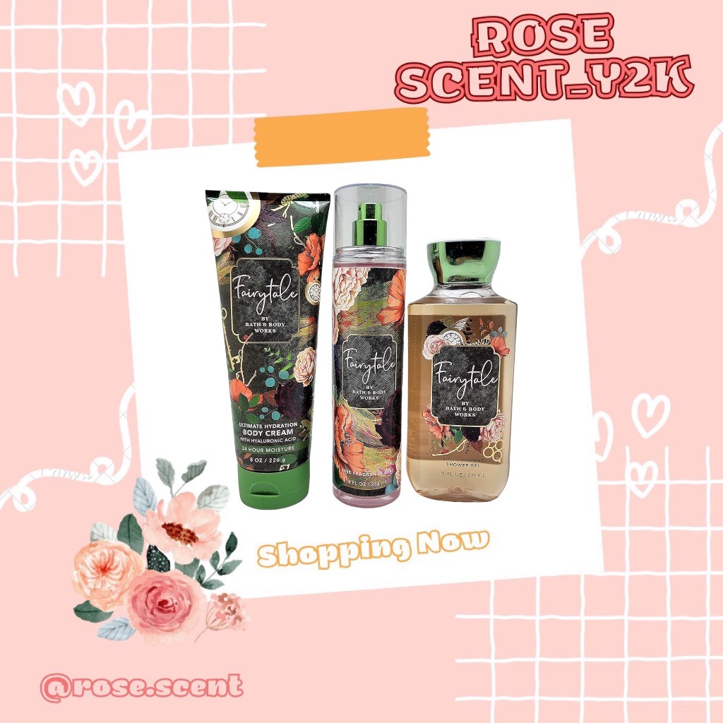 XỊT THƠM TOÀN THÂN FAIRYTALE BATH AND BODYWORKS