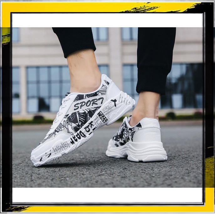 ♥ SHOES ♥ Giày nam cổ thấp cao cấp đế bằng buộc dây đi học đi chơi thoáng khí G35 thời trang mẫu mới xả kho