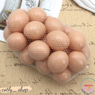 Set 10 trứng gà giả bằng nhựa cho quy mô chuồng ấp trứng trứng gà mô hình cho học xá trứng mồi cho gà tre đẻ