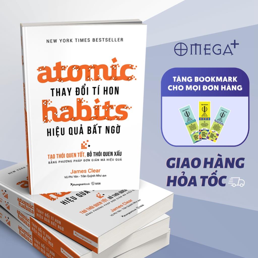 Sách Atomic habits Thay đổi tí hon Hiệu quả bất ngờ - Phương Nam