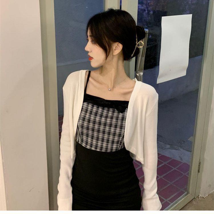 Áo Khoác cardigan Chống Nắng Dáng Ngắn Thời Trang Mùa Hè Hàng Mới Dành Cho Bạn NữÁo Khoác Mỏng Thời Trang Cá Tính Trẻ Trung