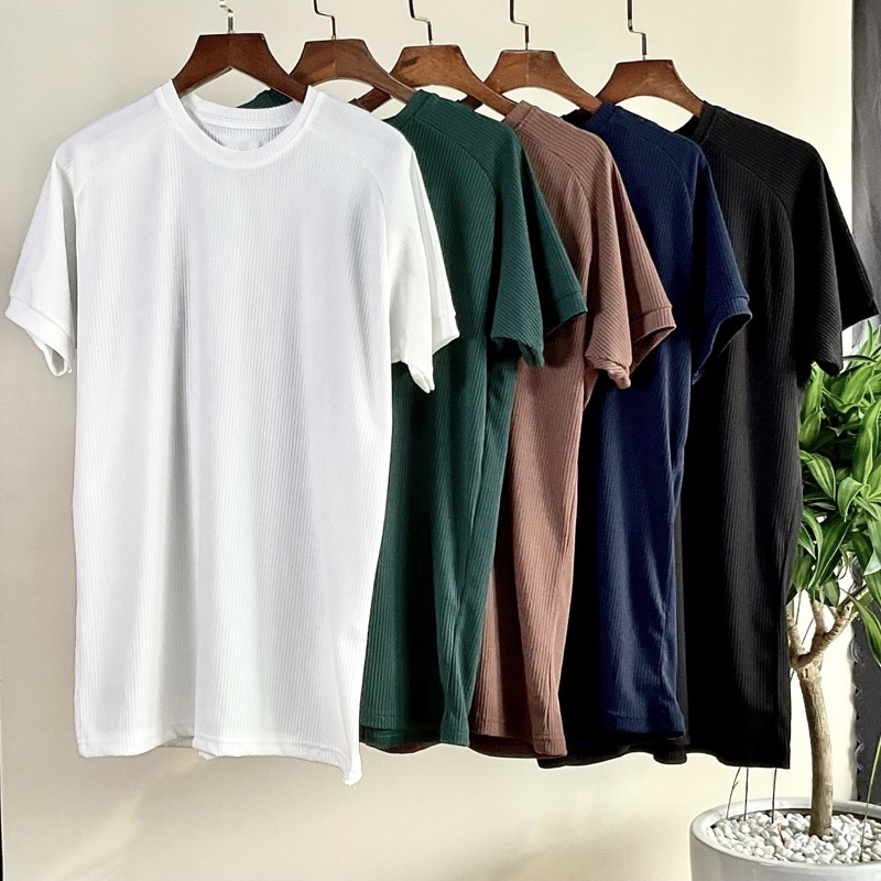 Áo body thun gân FLO MENSWEAR ver1, áo sọc gân chất thun lạnh form tôn dáng