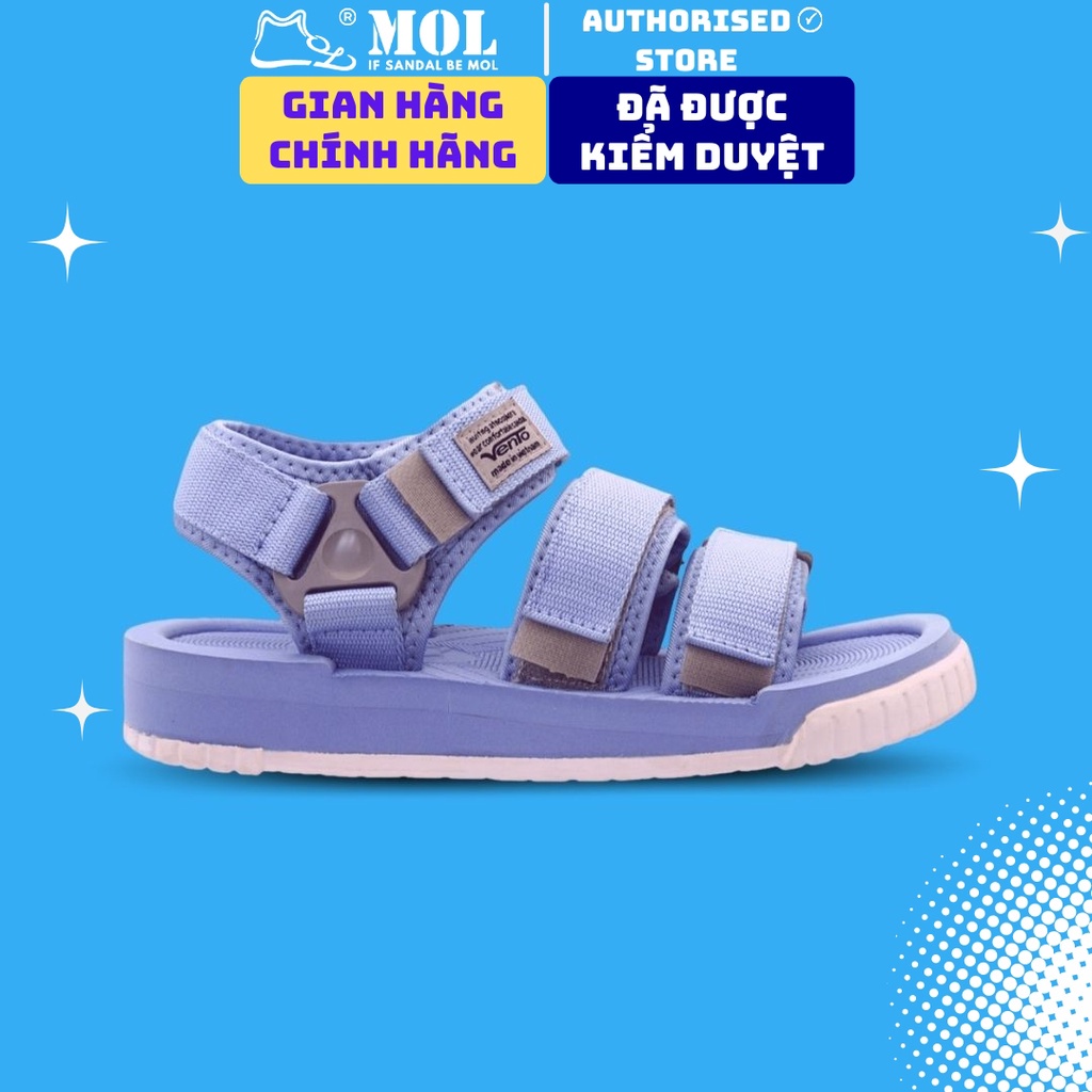 Sandal nữ Vento 3 quai ngang NV9801XD màu xanh