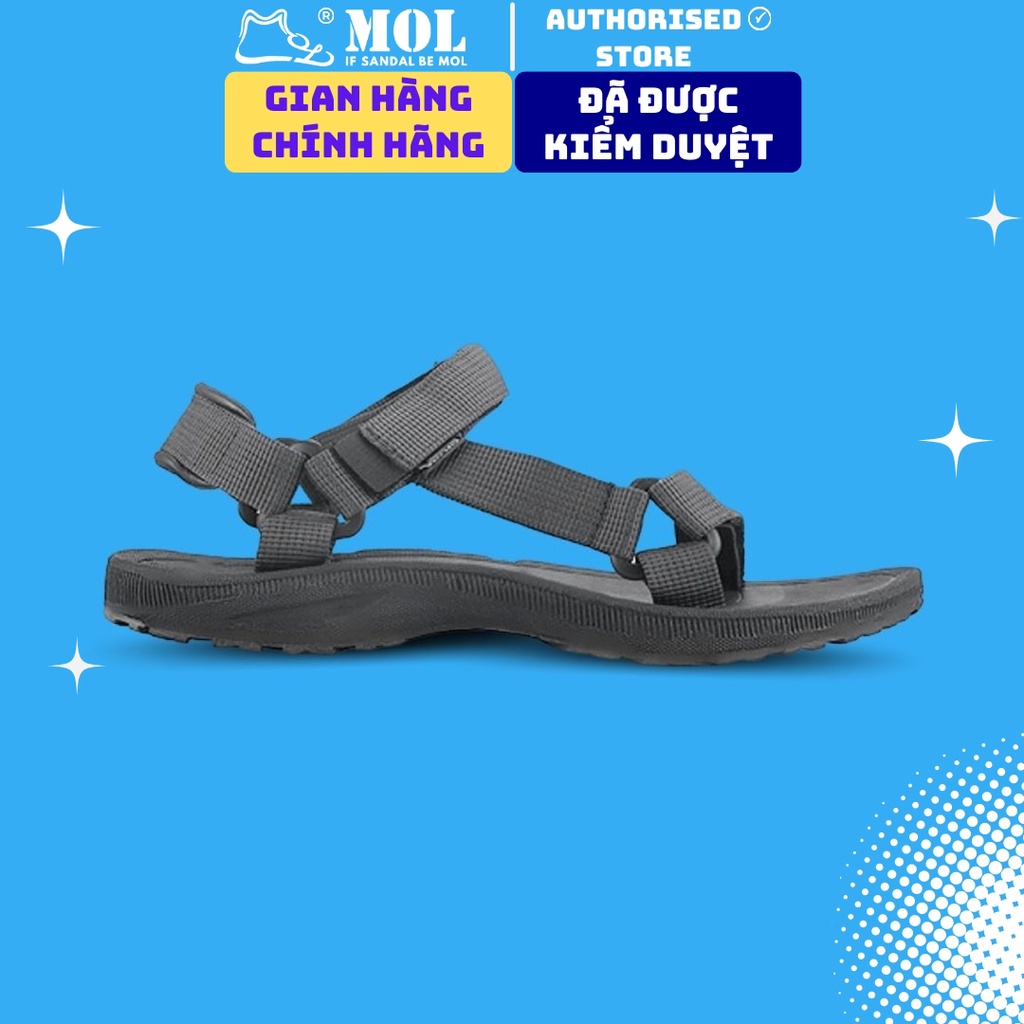 Sandal nam Vento quai ngang NV25G màu xám có big size 44 45