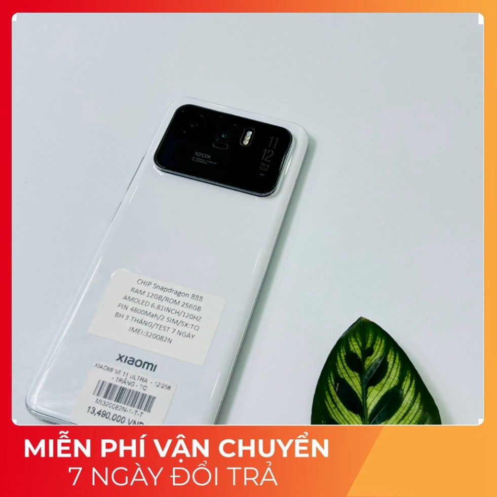 Điện thoại Xiaomi Mi 11 Ultra ( 12/512GB ) - Hàng mới nguyên seal chính hãng sẵn Tiếng Việt bảo hành 12 THÁNG-KÈM THKIỆN