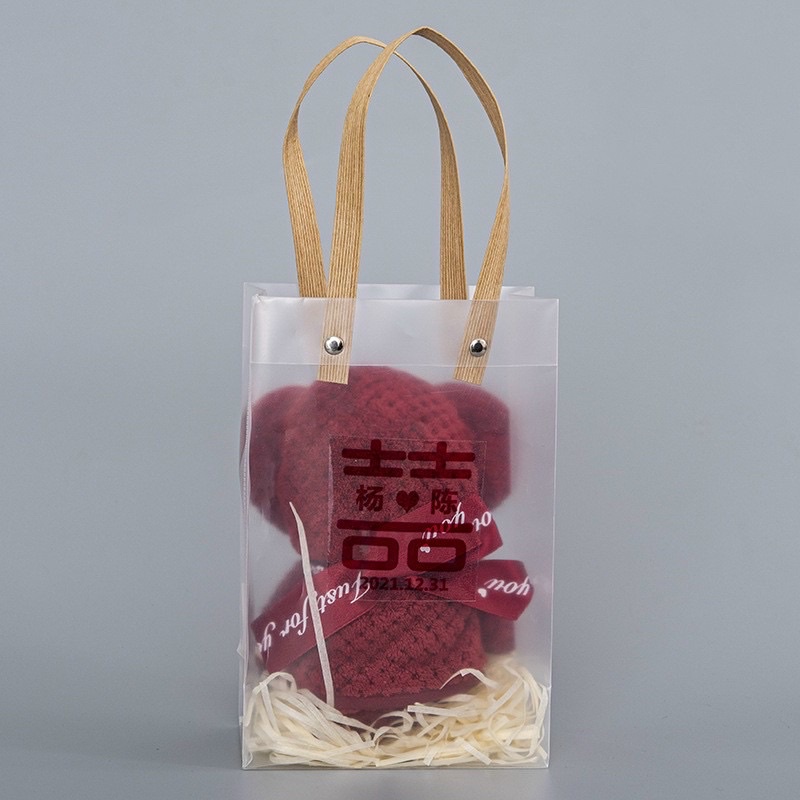 KHĂN HÀN QUỐC HÌNH CON GẤU KÈM TÚI XÁCH SIÊU ĐẸP