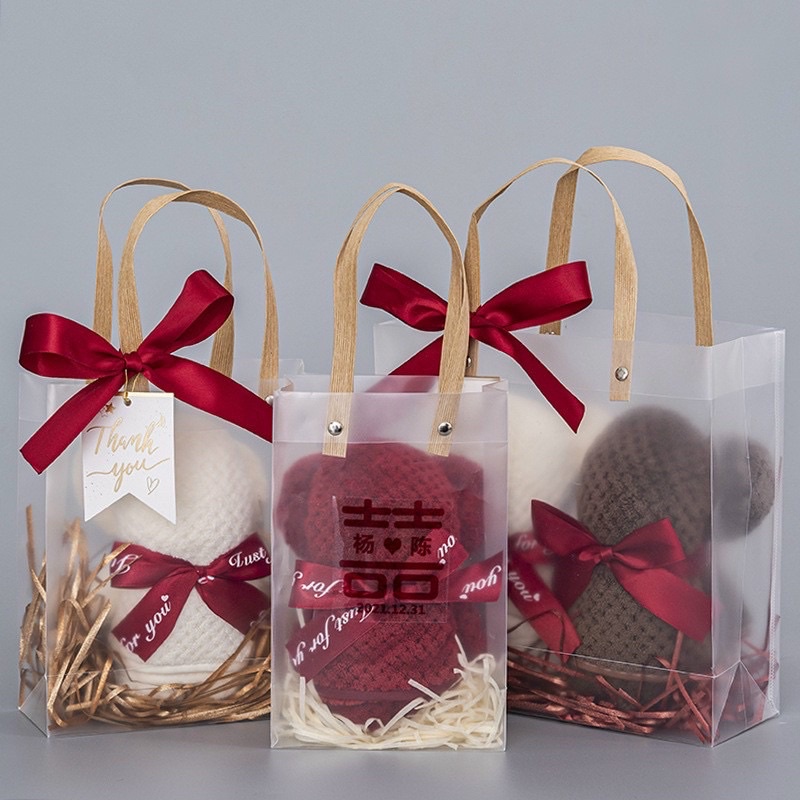 KHĂN HÀN QUỐC HÌNH CON GẤU KÈM TÚI XÁCH SIÊU ĐẸP