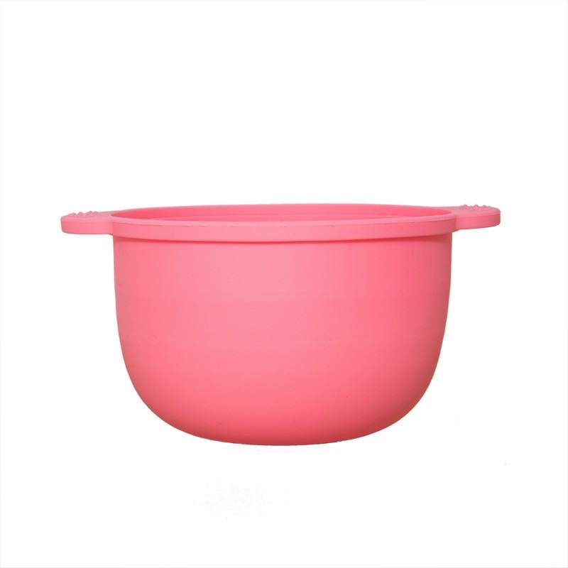 Chén nấu sáp wax lông nóng SILICON Chống Dính, chén SILICON nấu sáp wax lông nóng hật đậu hard wax beans 400ml