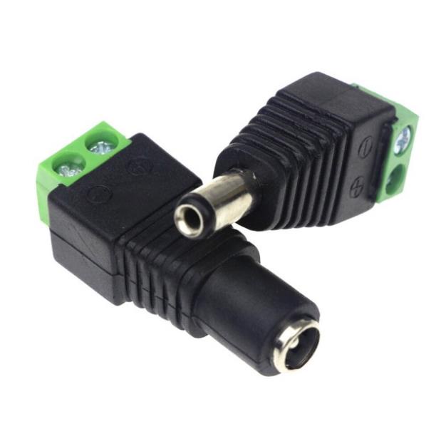 Jack nguồn DC đực và Jack DC cái