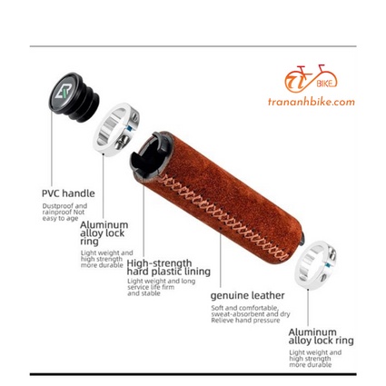 Tay nắm da lộn Rockbros