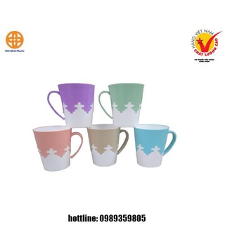 Cốc nhựa việt nhật hai mầu no 6266