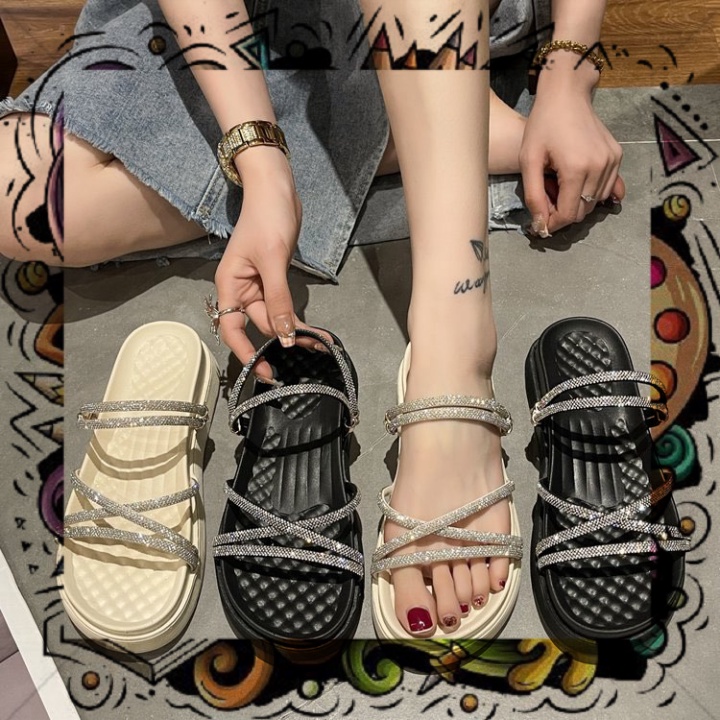 👉 Dép nữ đính đá hàng cao cấp chuẩn loại 1 nữ tính nhẹ nhàng đơn giản đẹp mẫu mới cực xinh đi h