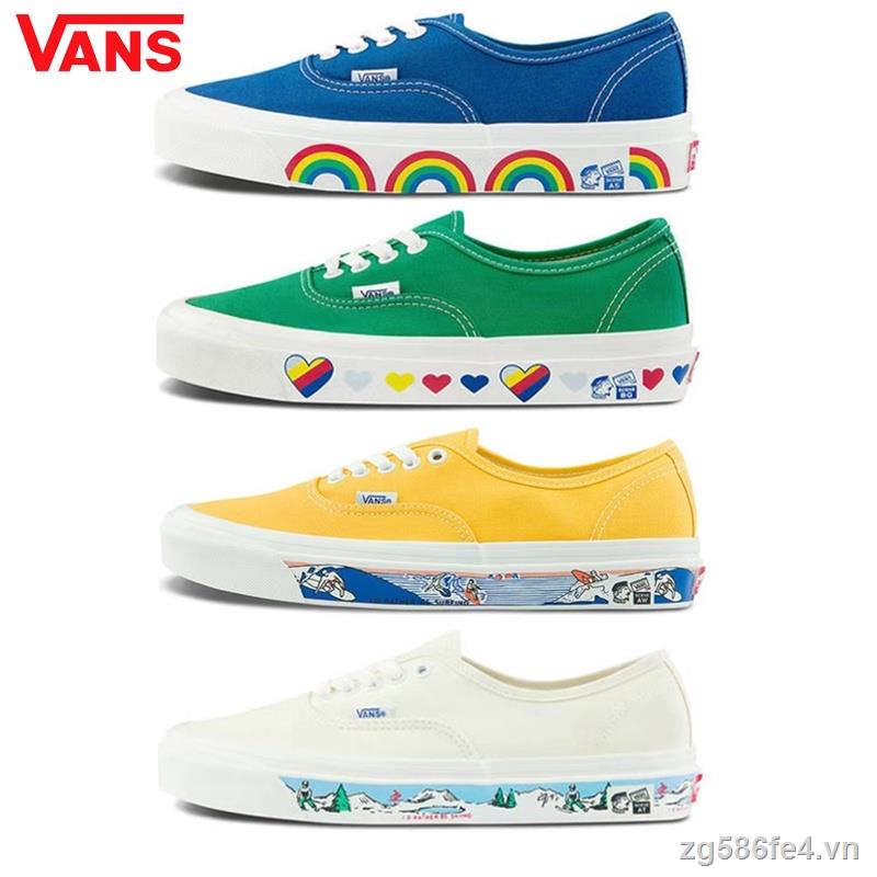 Giày Thể Thao canvas Vans Anaheim 44dx Họa Tiết Cầu Vồng Thời Trang