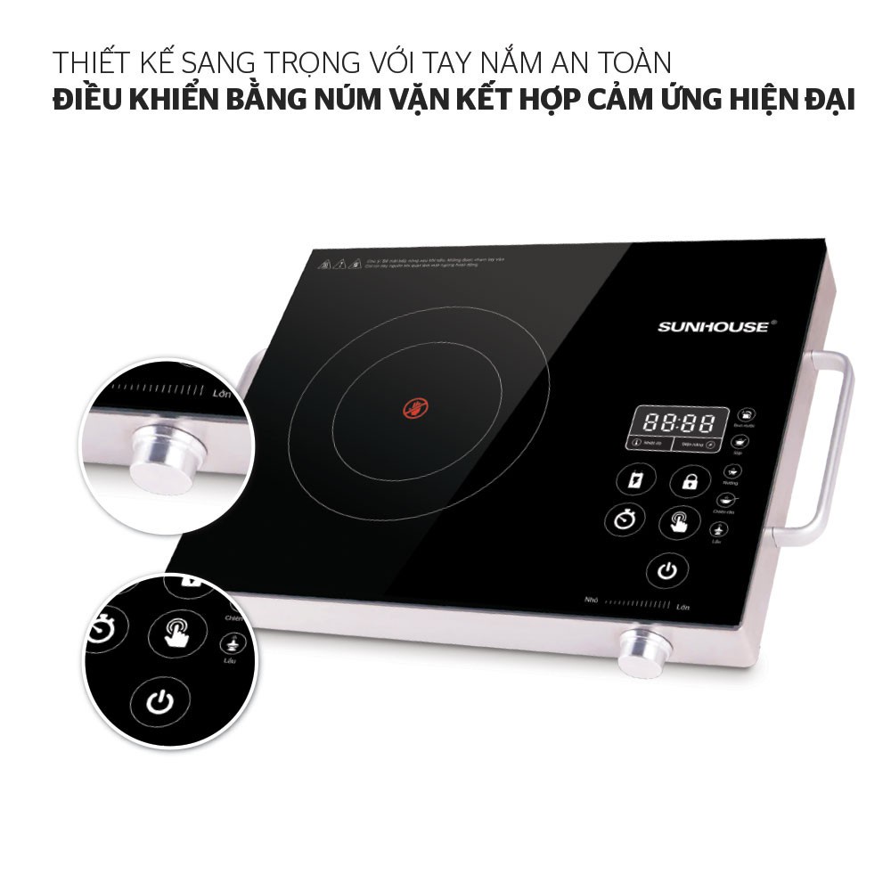 Bếp hồng ngoại cảm ứng SUNHOUSE SHD6017