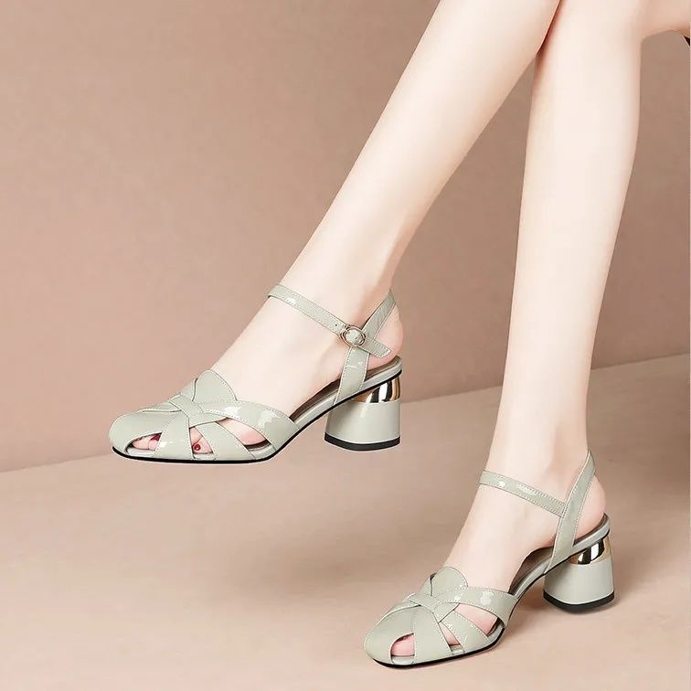 Giày Sandal Đế Dày Thời Trang Mùa Hè 2021 Dành Cho Nữ