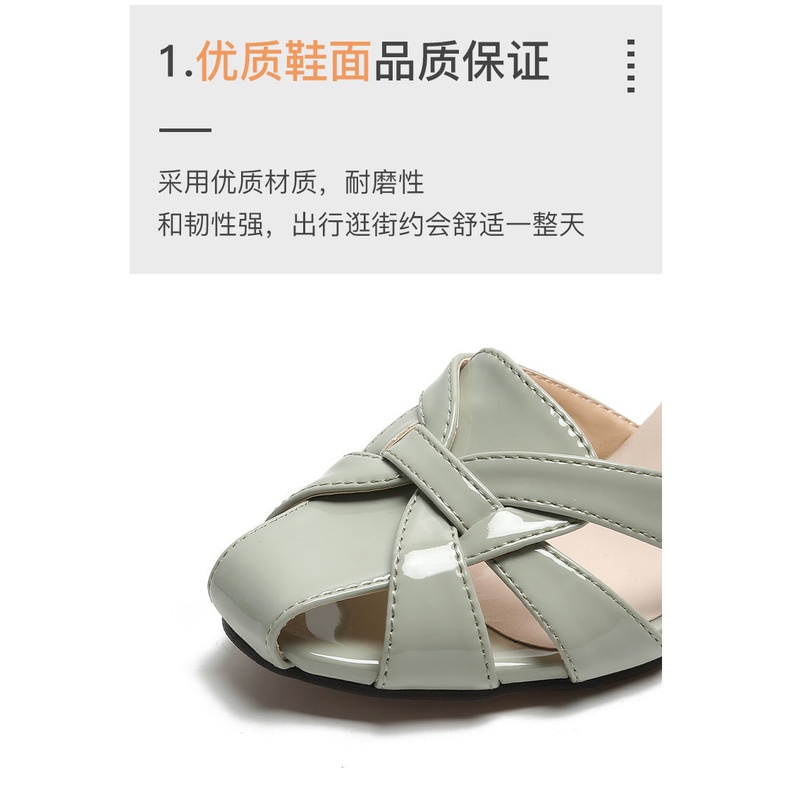 Giày Sandal Đế Dày Thời Trang Mùa Hè 2021 Dành Cho Nữ