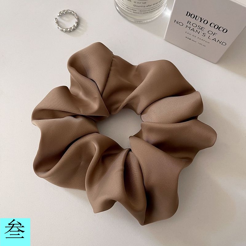 Dây Buộc Tóc Cao Su Satin Không Đường May Hình Chú Heo Thời Trang Mùa Hè Dành Cho Nữ