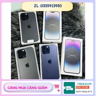 Điện thoại ip 14 pro dung lượng 256GB hàng chính hãng, bh 12 tháng tặng full phụ kiện hãng