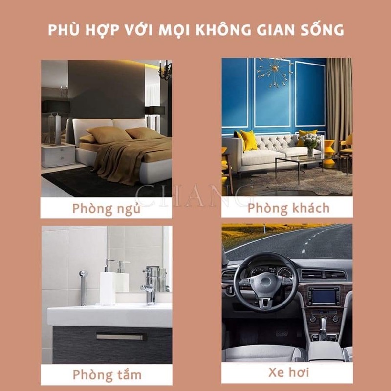 Sáp thơm phòng, nhà vệ sinh, ô tô dạng nước, nước hoa khử mùi nấm mốc hương thơm dịu nhẹ
