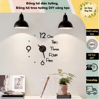 Đồng hồ dán tường, Đồng hồ treo tường DIY sáng tạo