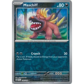 Thẻ Bài Pokemon Maschiff - 136/198 - Common Reverse Holo