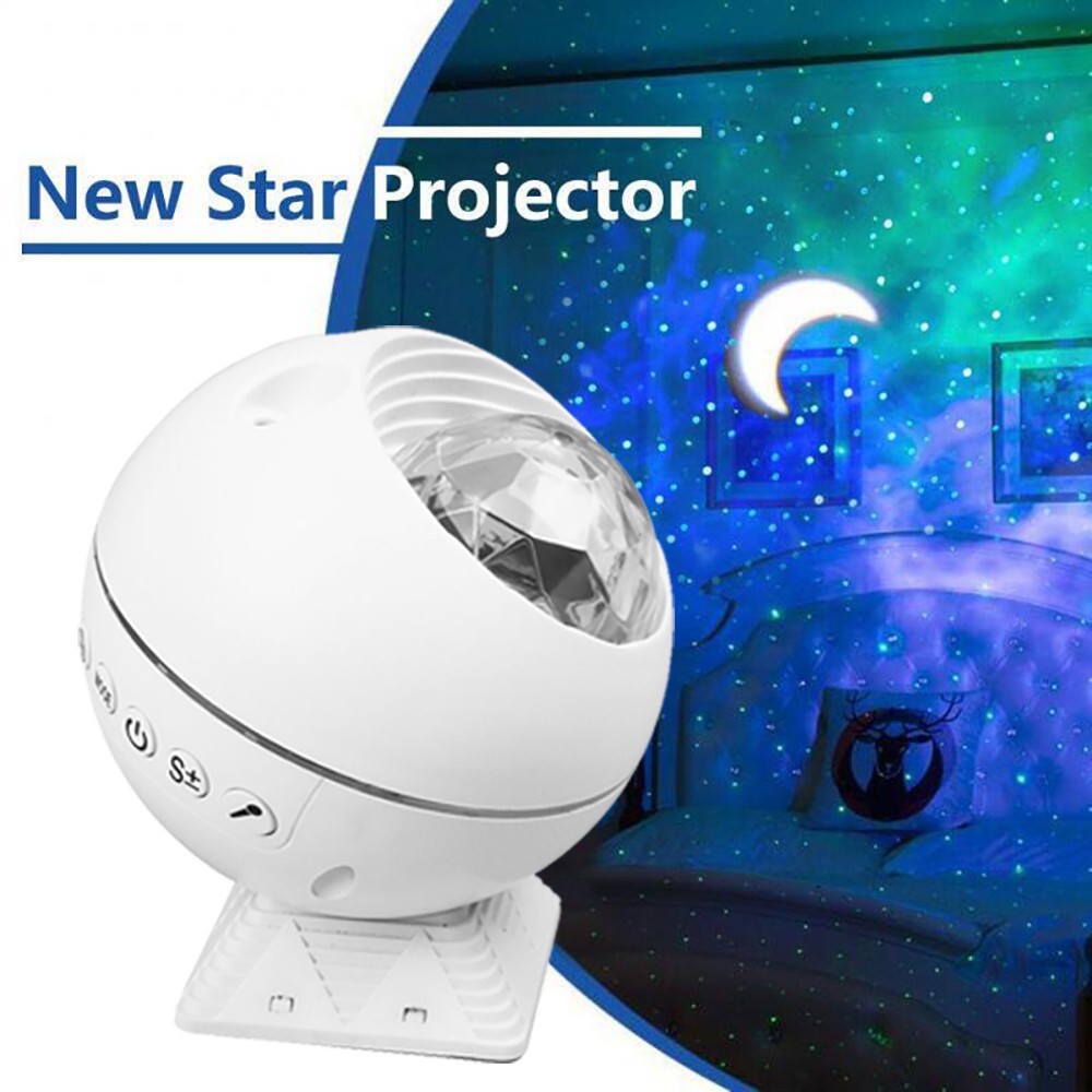 Máy chiếu ánh sáng ban đêm USB Led Star laser Galaxy 3 trong 1 với Mặt trăng Sao Tinh vân di động cho trẻ em Phòn