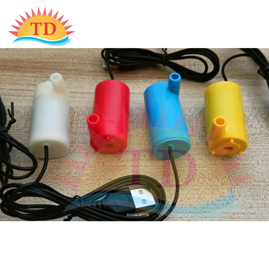 Máy bơm chìm mini 5 vol Nguồn USB - Bơm USB