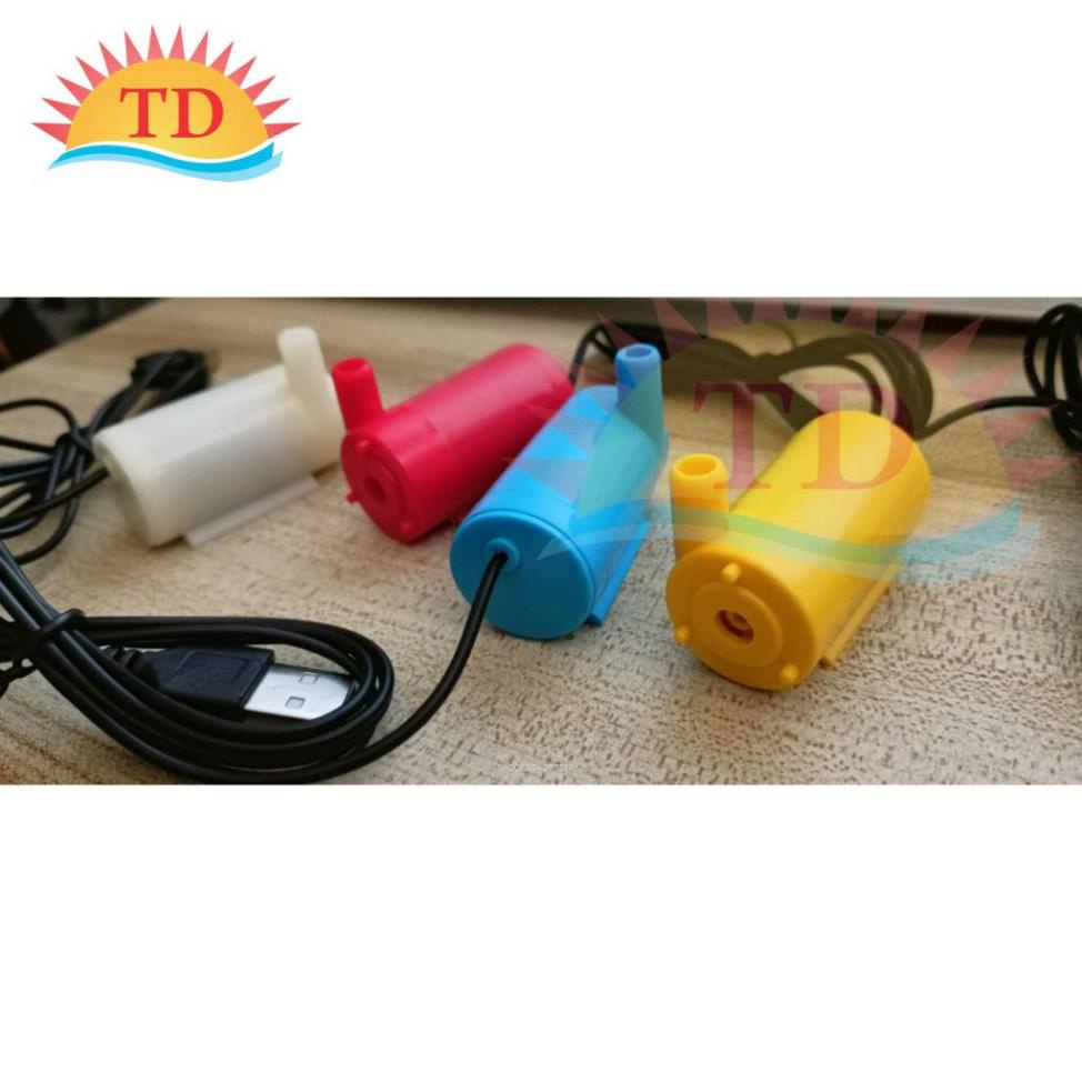Máy bơm chìm mini 5 vol Nguồn USB - Bơm USB